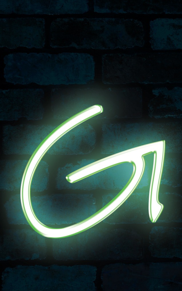 Neon Marydale Green Letter - G