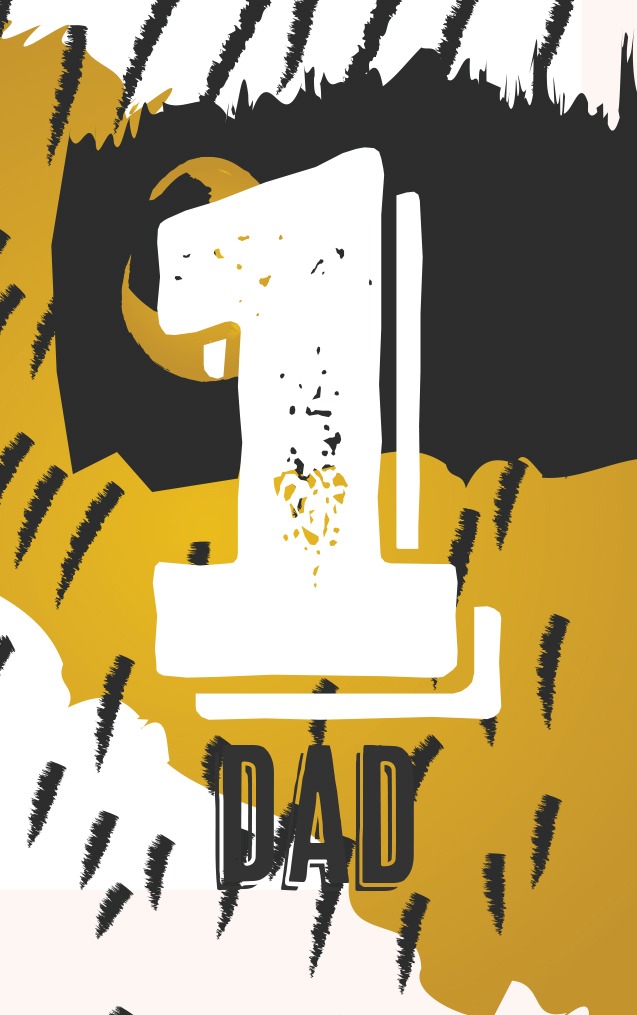 Abstract Pattern 1 - No 1 Dad
