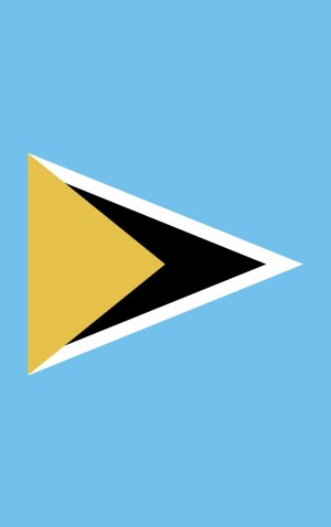 Saint Lucia — proof front