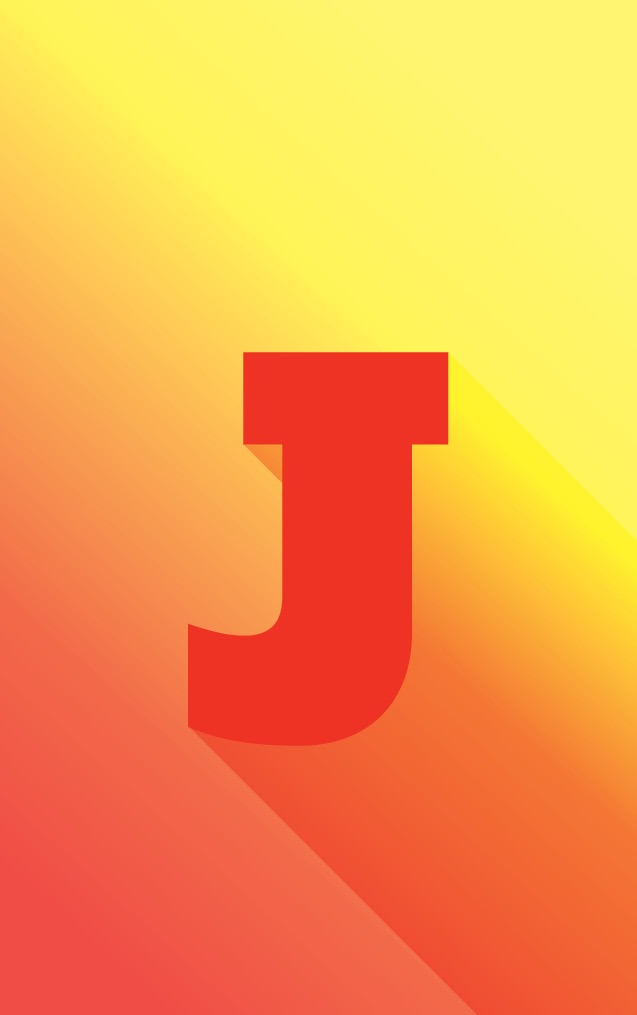 Gradient Plume Orange - J