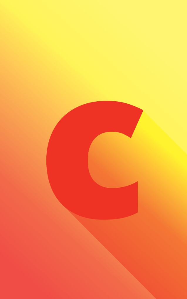 Gradient Plume Orange - C