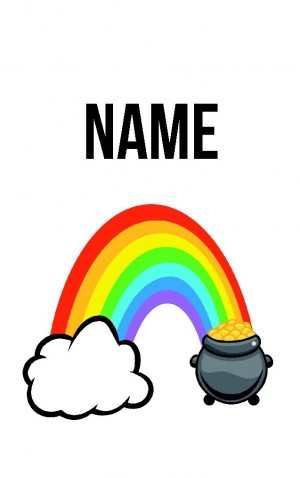 Classic Cartoon Rainbow — proof front