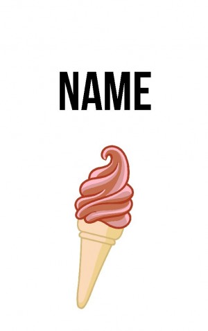 Classic Cartoon Ice Cream — proof front