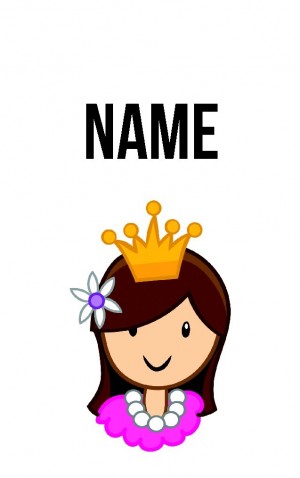 Classic Cartoon Princess — proof front