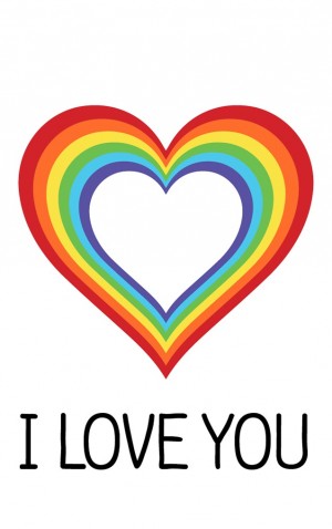 Loved Up-Rainbow Love — proof front