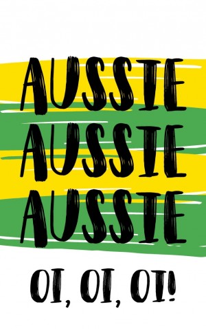 Aussie inspired-Aussie Chant — proof front