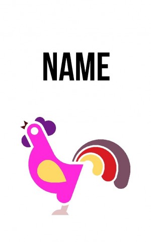 Abstract Rooster — proof front