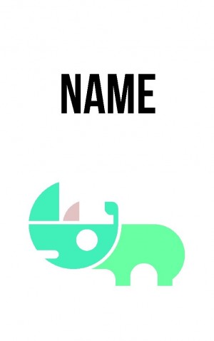 Abstract Rhinosaurus — proof front