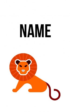 Abstract Lion — proof front