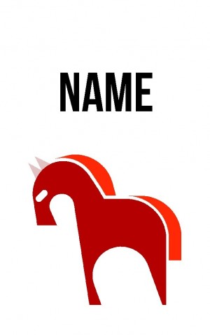 Abstract Horse — proof front