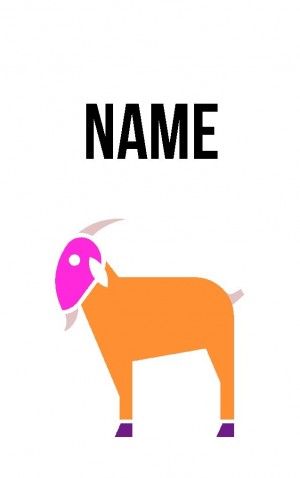 Abstract Goat — proof front