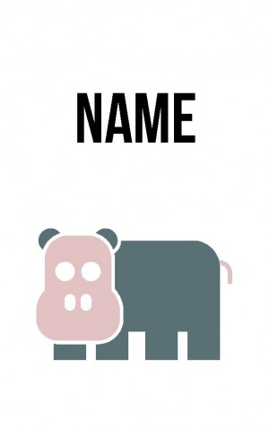 Abstract Hippo — proof front