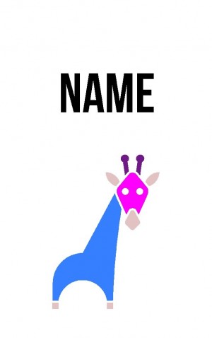 Abstract Giraffe — proof front