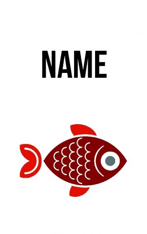 Abstract Fish — proof front