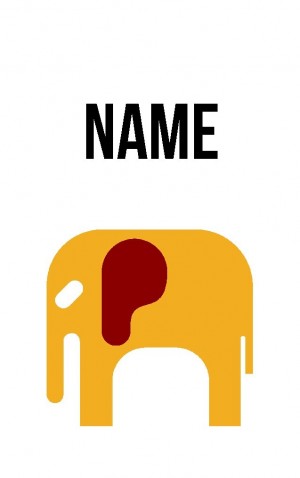 Abstract Elephant — proof front