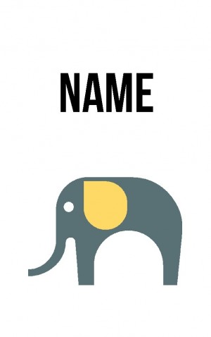 Abstract Elephant — proof front