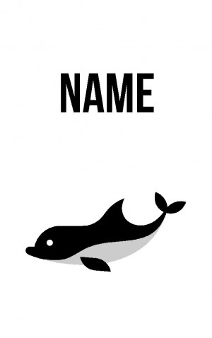 Abstract Dolphin — proof front