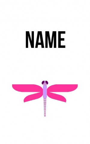 Abstract Dragonfly — proof front