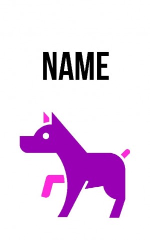 Abstract Dog — proof front
