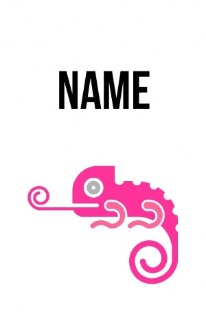 Abstract Chameleon — proof front