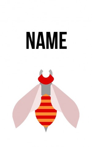 Abstract Bee — proof front
