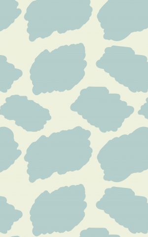 Retro Blue Giraffe Print — proof front