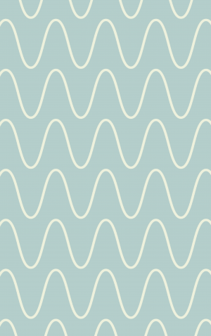 Retro Blue Waves 2 — proof front