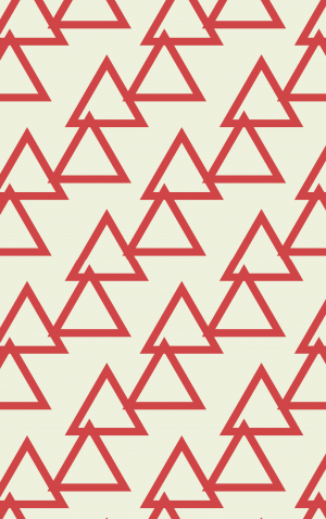 Retro Red Triangles — proof front