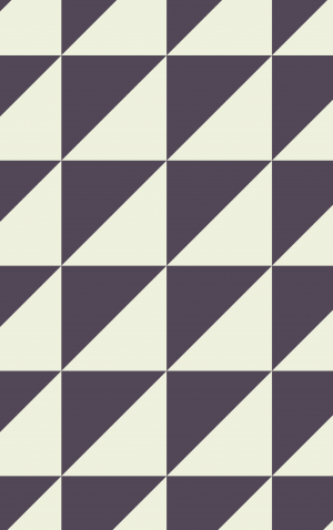 Retro Purple Flag Triangles — proof front