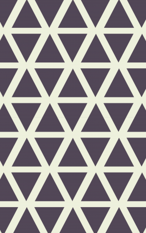 Retro Purple Trellis 3 — proof front