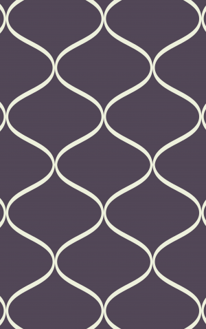 Retro Purple Trellis 1 — proof front