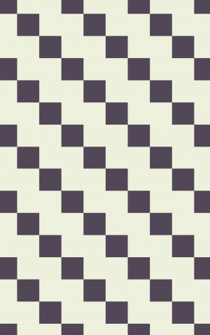 Retro Diagonal Purple Tiles — proof front