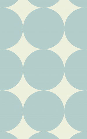 Retro Large Blue Spots — proof front