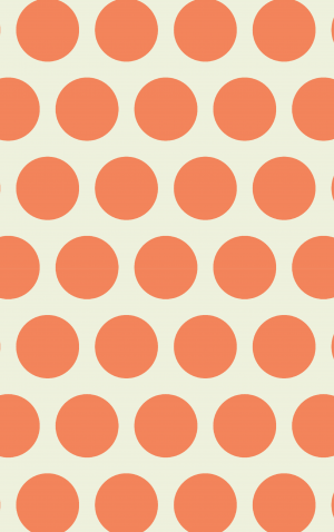 Retro Orange Spots — proof front