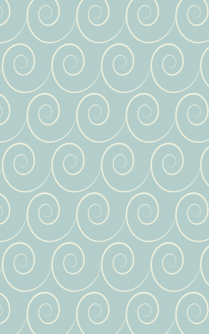 Retro Blue Spirals 2 — proof front