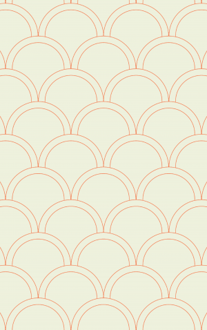 Retro Double Orange Scales — proof front