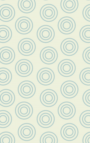 Retro Blue Rings — proof front