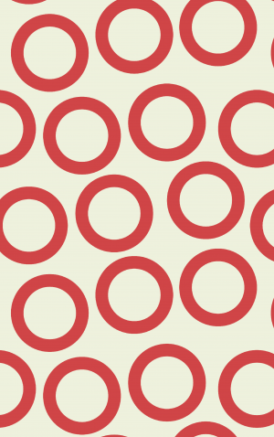 Retro Red Rings — proof front