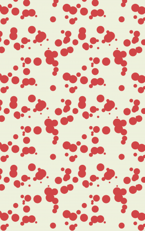 Retro Red Splatter — proof front