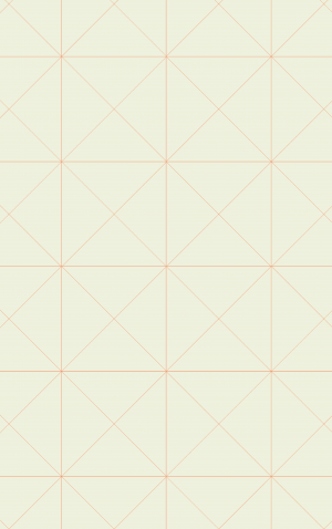 Retro Small Orange Diamonds — proof front