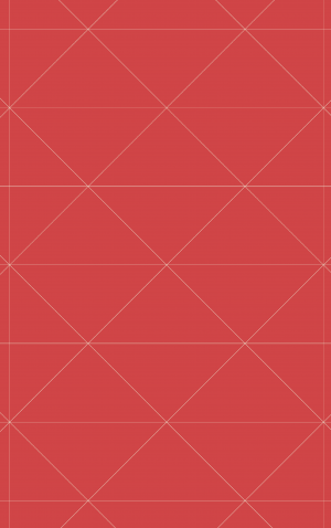 Retro Red Tris Diamonds — proof front