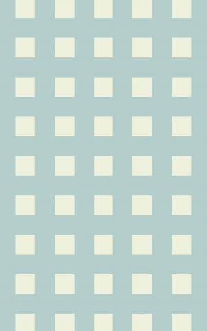 Retro Blue Lattice — proof front