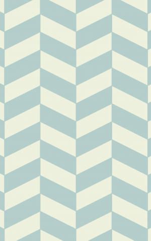 Retro Bold Blue Herringbone — proof front