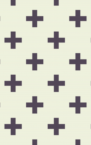 Retro Purple Crosses — proof front