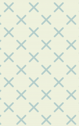 Retro Blue Crosses — proof front