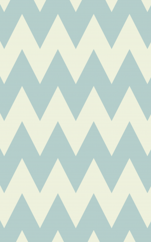Retro Blue Chevron — proof front