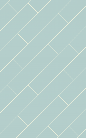 Retro Blue Brick Print — proof front
