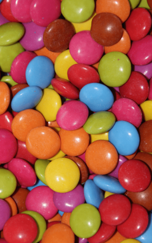 Smarties — proof front