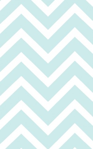 Bright Blue and White Chevron — proof front