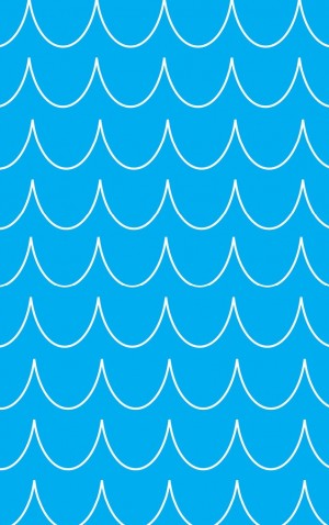 Bright Blue Scallops — proof front